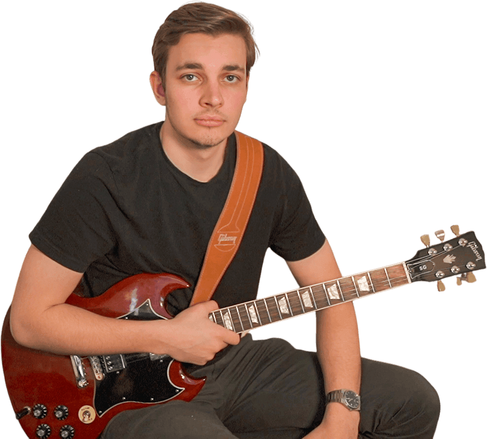 Elias Branchereau, gitarrlärare i Uppsala